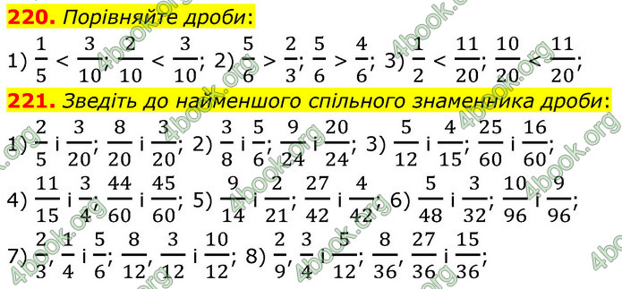 ГДЗ Математика 6 клас Кравчук