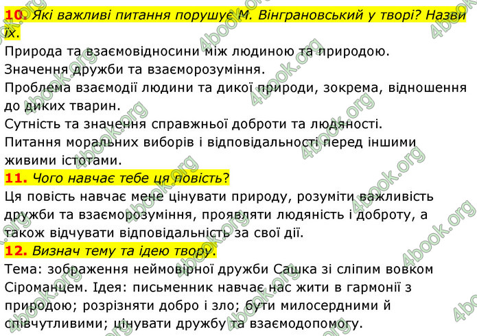 ГДЗ Українська література 6 клас Коваленко (2023)