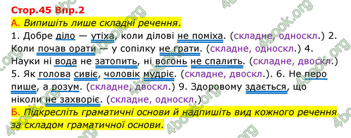 Відповіді Українська мова 9 клас Авраменко. ГДЗ