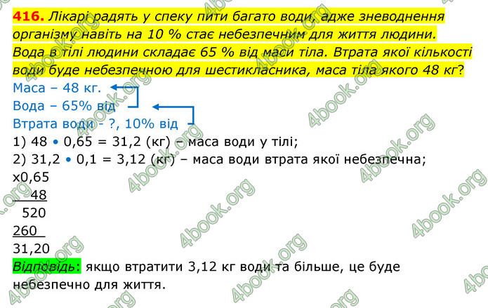 ГДЗ Математика 6 клас Істер 1, 2 частина (2023)