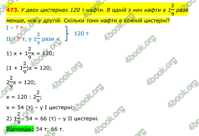 ГДЗ Математика 6 клас Істер 1, 2 частина (2023)