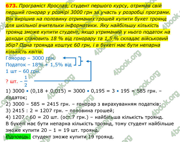 ГДЗ Математика 6 клас Істер 1, 2 частина (2023)