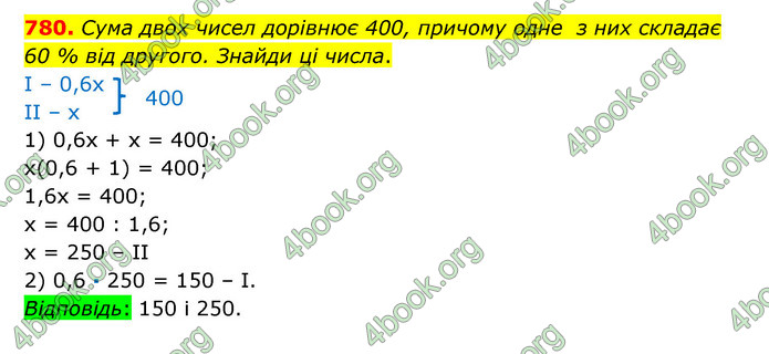 ГДЗ Математика 6 клас Істер 1, 2 частина (2023)