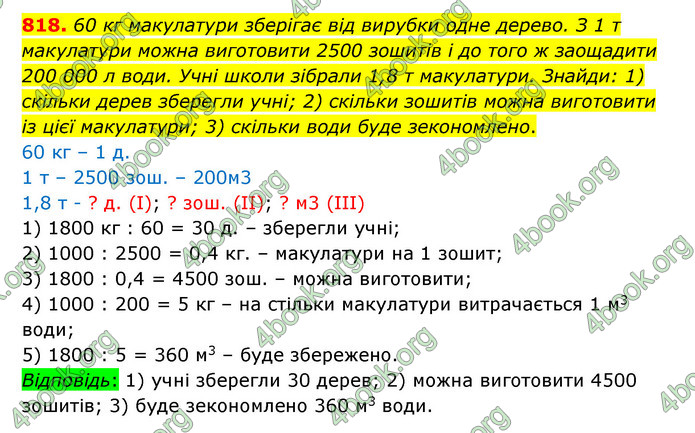 ГДЗ Математика 6 клас Істер 1, 2 частина (2023)