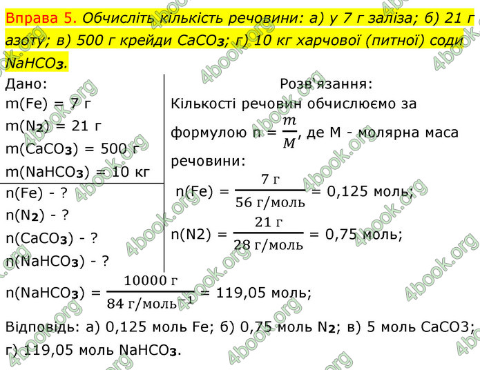 Решебник Хімія 8 клас Григорович 2016