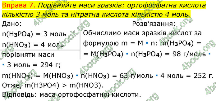 Решебник Хімія 8 клас Григорович 2016