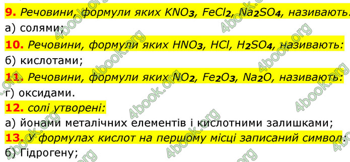 ГДЗ Хімія 8 клас Григорович 2021