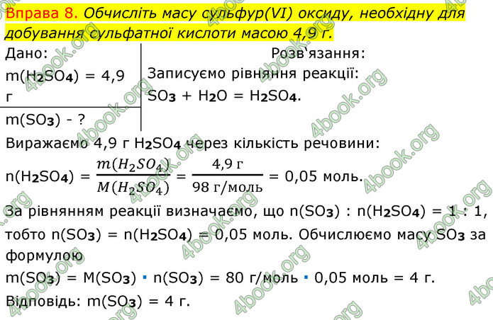 ГДЗ Хімія 8 клас Григорович 2021