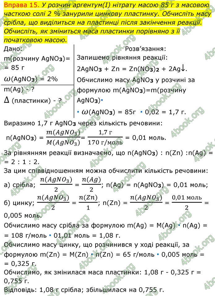 ГДЗ Хімія 8 клас Григорович 2021