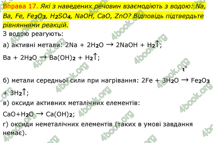 ГДЗ Хімія 8 клас Григорович 2021