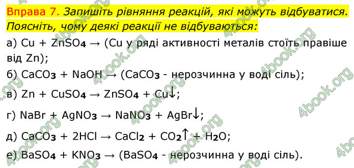 ГДЗ Хімія 8 клас Григорович 2021