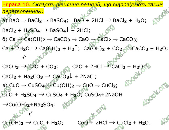 ГДЗ Хімія 8 клас Григорович 2021