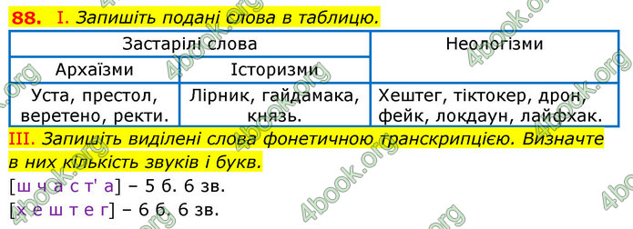 ГДЗ Українська мова 6 клас Заболотний (2023)