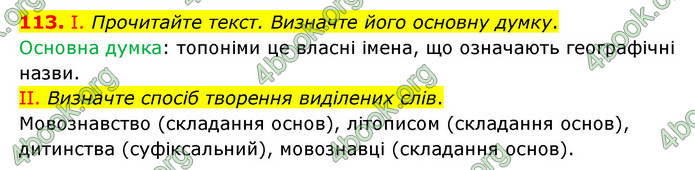 ГДЗ Українська мова 6 клас Голуб