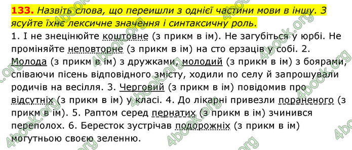 ГДЗ Українська мова 6 клас Голуб