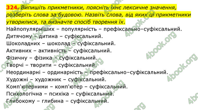 ГДЗ Українська мова 6 клас Голуб