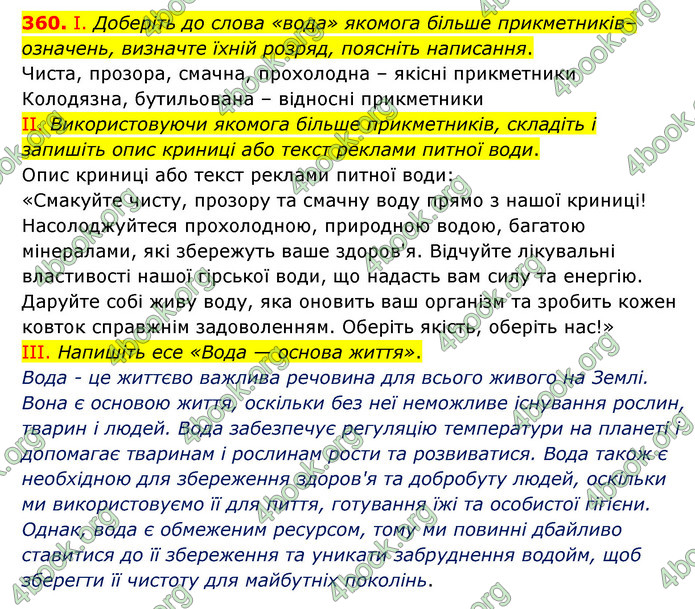 ГДЗ Українська мова 6 клас Голуб