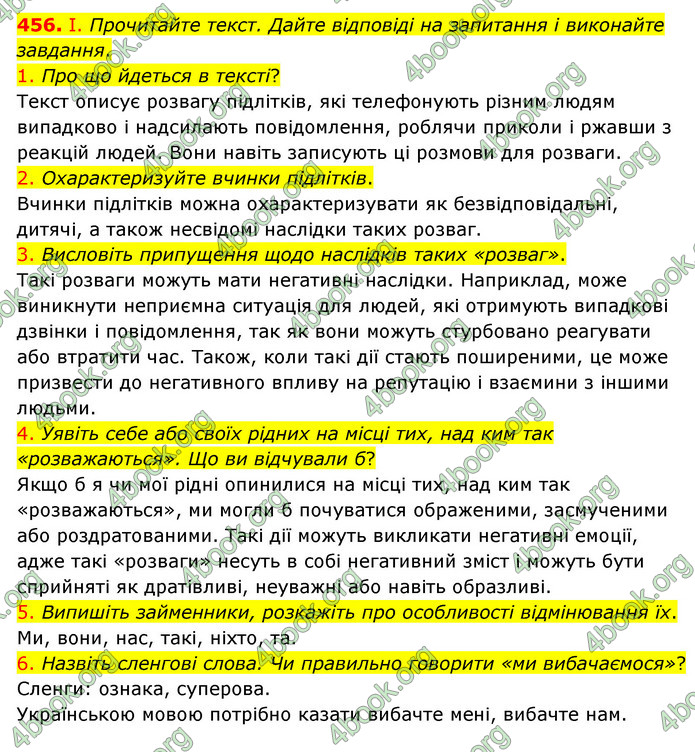 ГДЗ Українська мова 6 клас Голуб