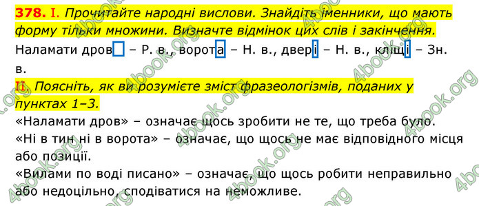 ГДЗ Українська мова 6 клас Заболотний (2023)