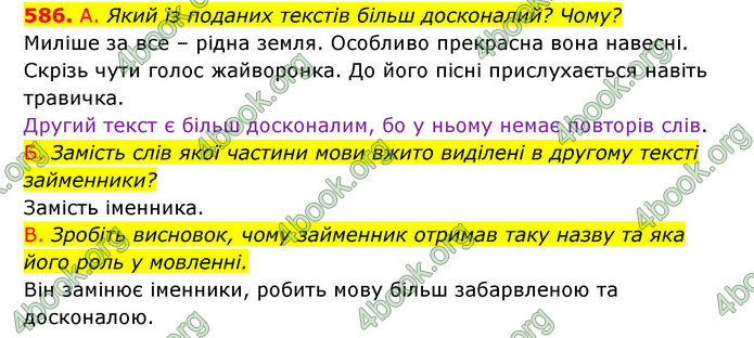 ГДЗ Українська мова 6 клас Заболотний (2023)