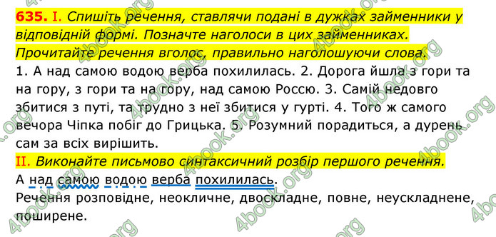 ГДЗ Українська мова 6 клас Заболотний (2023)