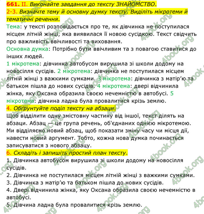 ГДЗ Українська мова 6 клас Заболотний (2023)