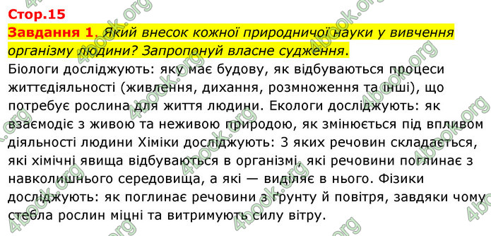 ГДЗ Пізнаємо природу 6 клас Коршевнюк