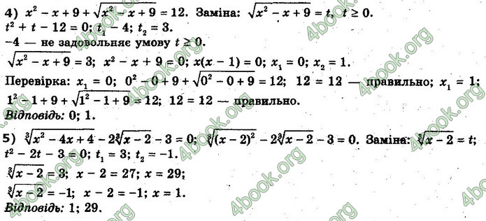 Решебник Алгебра 10 клас Мерзляк 2018 (Погл). ГДЗ