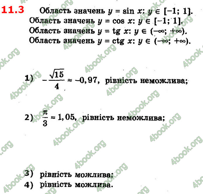 Решебник Алгебра 10 клас Мерзляк 2018 (Погл). ГДЗ