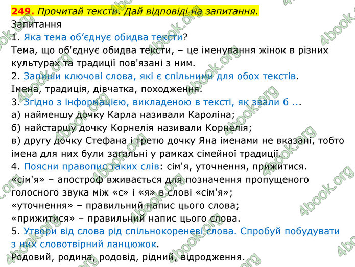 ГДЗ Українська мова 6 клас Онатій