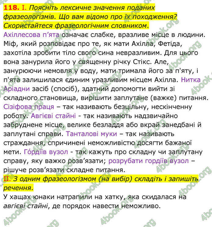 ГДЗ Українська мова 6 клас Заболотний 2020