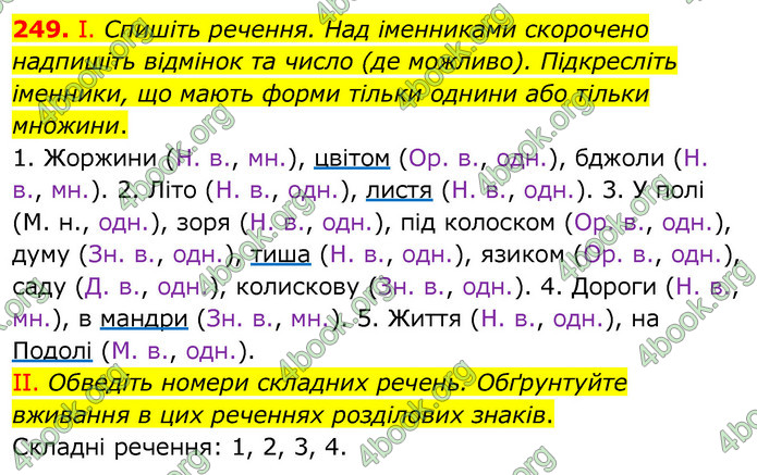 ГДЗ Українська мова 6 клас Заболотний 2020