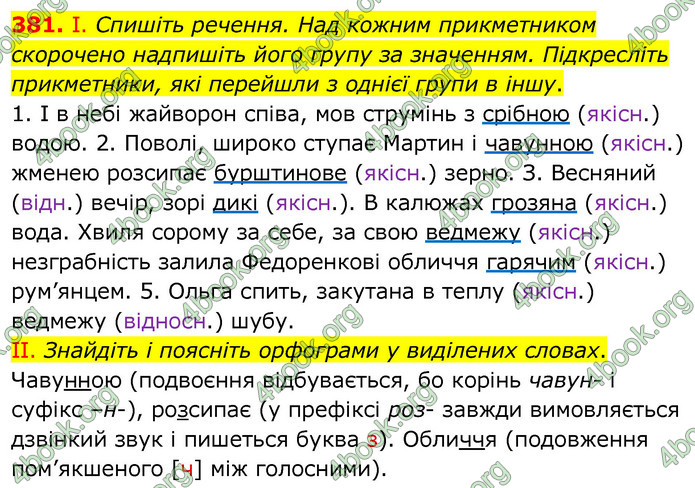 ГДЗ Українська мова 6 клас Заболотний 2020