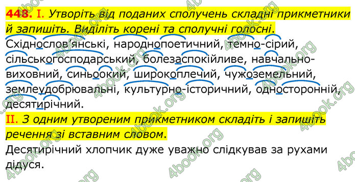 ГДЗ Українська мова 6 клас Заболотний 2020