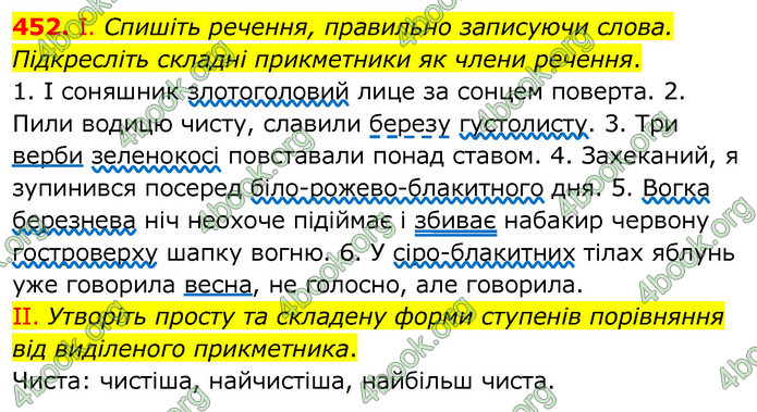 ГДЗ Українська мова 6 клас Заболотний 2020