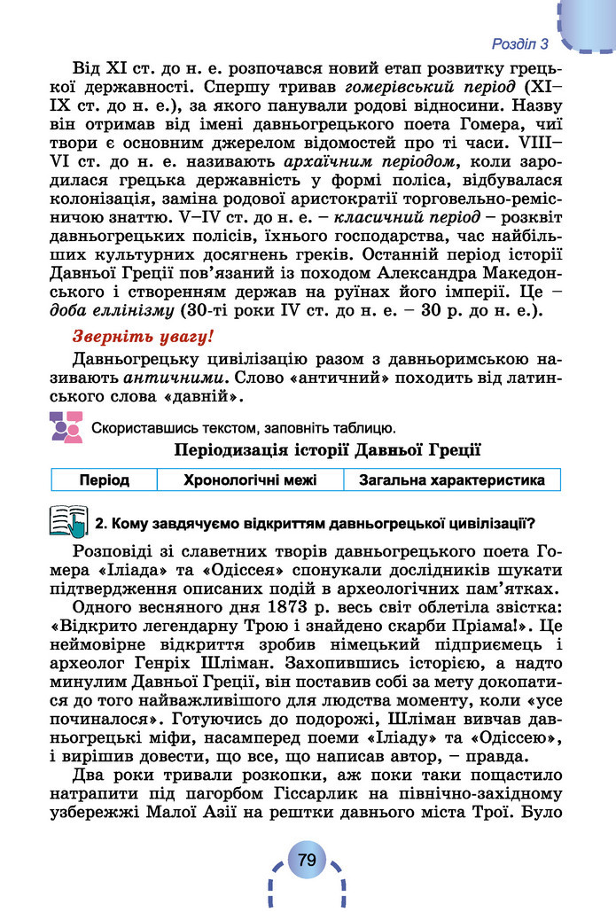 Підручник Історія України 6 клас Бандровський (2023)