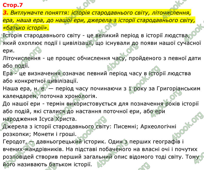 ГДЗ Історія України 6 клас Бандровський (2023)