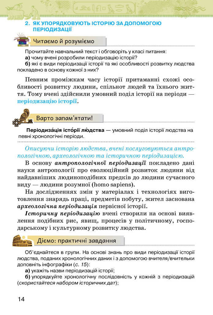 Підручник Історія України 6 клас Щупак (2023)