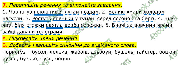 ГДЗ Українська мова 6 клас Авраменко