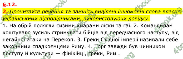 ГДЗ Українська мова 6 клас Авраменко