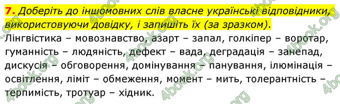 ГДЗ Українська мова 6 клас Авраменко