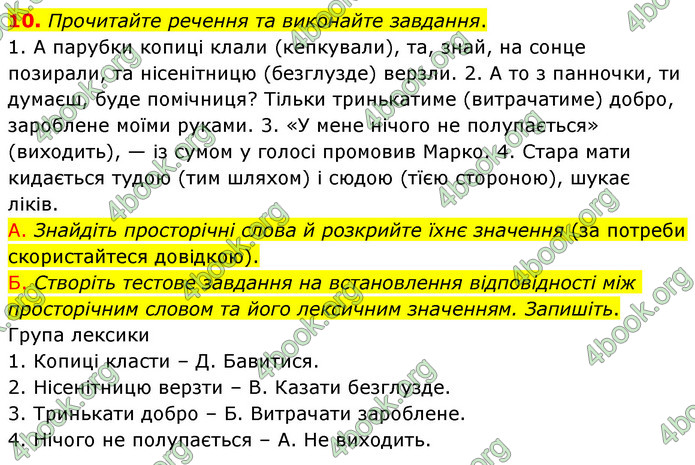 ГДЗ Українська мова 6 клас Авраменко