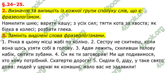 ГДЗ Українська мова 6 клас Авраменко