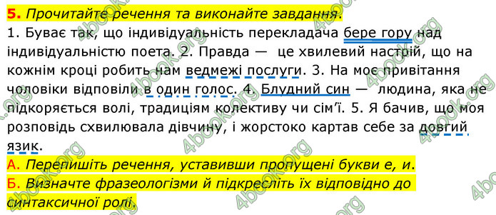 ГДЗ Українська мова 6 клас Авраменко