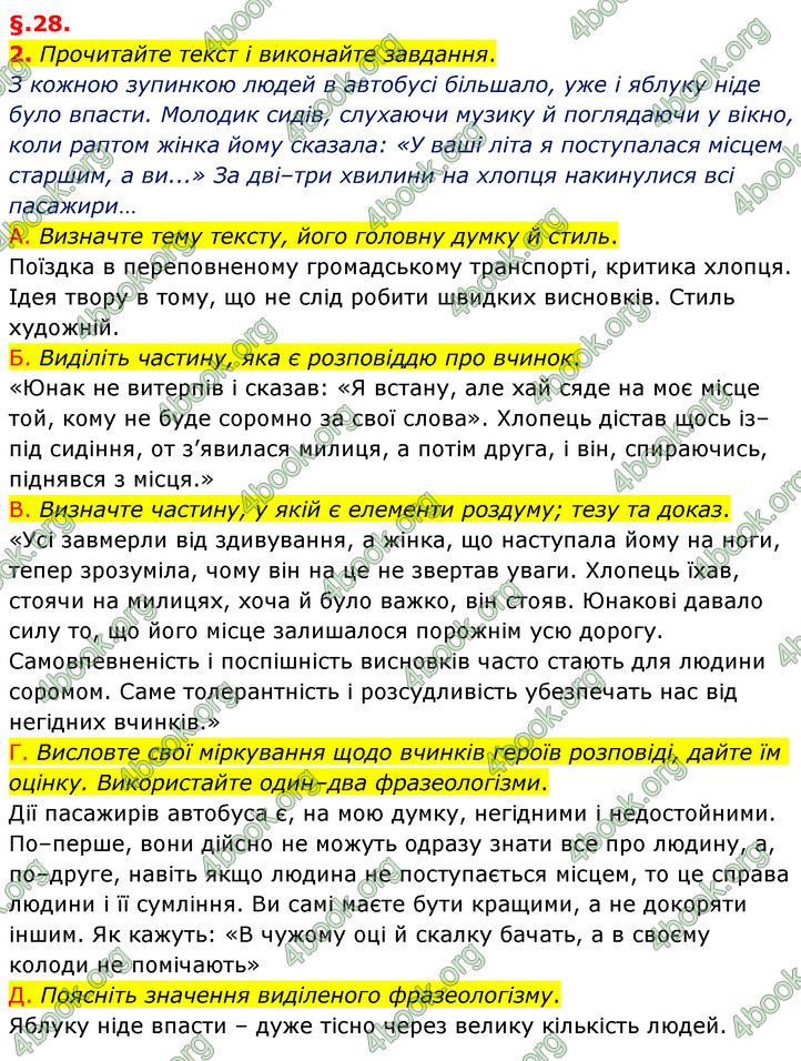 ГДЗ Українська мова 6 клас Авраменко