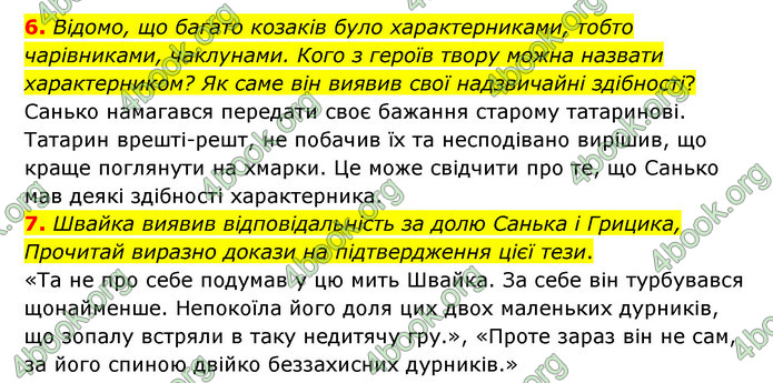 ГДЗ Українська література 6 клас Коваленко (2023)