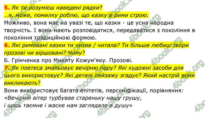 ГДЗ Українська література 6 клас Коваленко (2023)