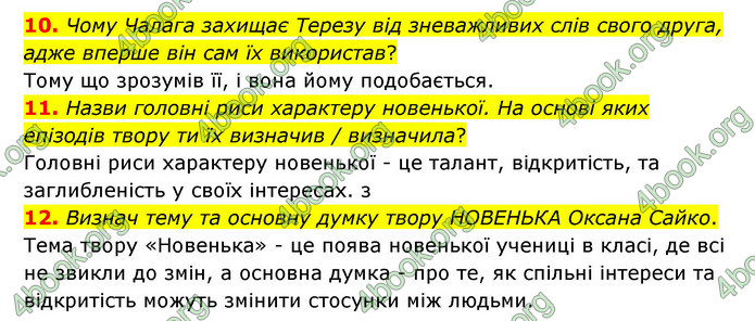 ГДЗ Українська література 6 клас Коваленко (2023)