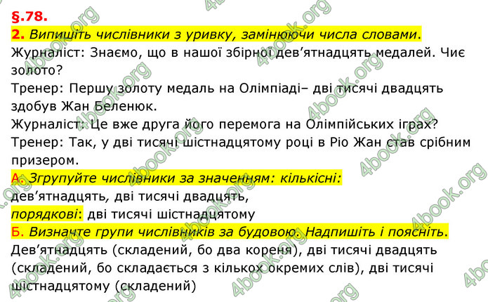 ГДЗ Українська мова 6 клас Авраменко