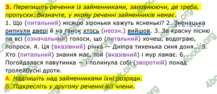 ГДЗ Українська мова 6 клас Авраменко